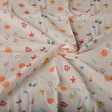 Infant Bath Towel - Organic Muslin | Printed