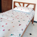 WINTER WONDERLAND - Flat Sheet with Pillow Case